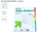 5 dividers